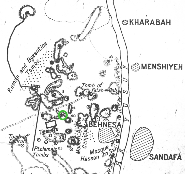 Oxyrhynchus Map 1908 Kom Ali El Gamman